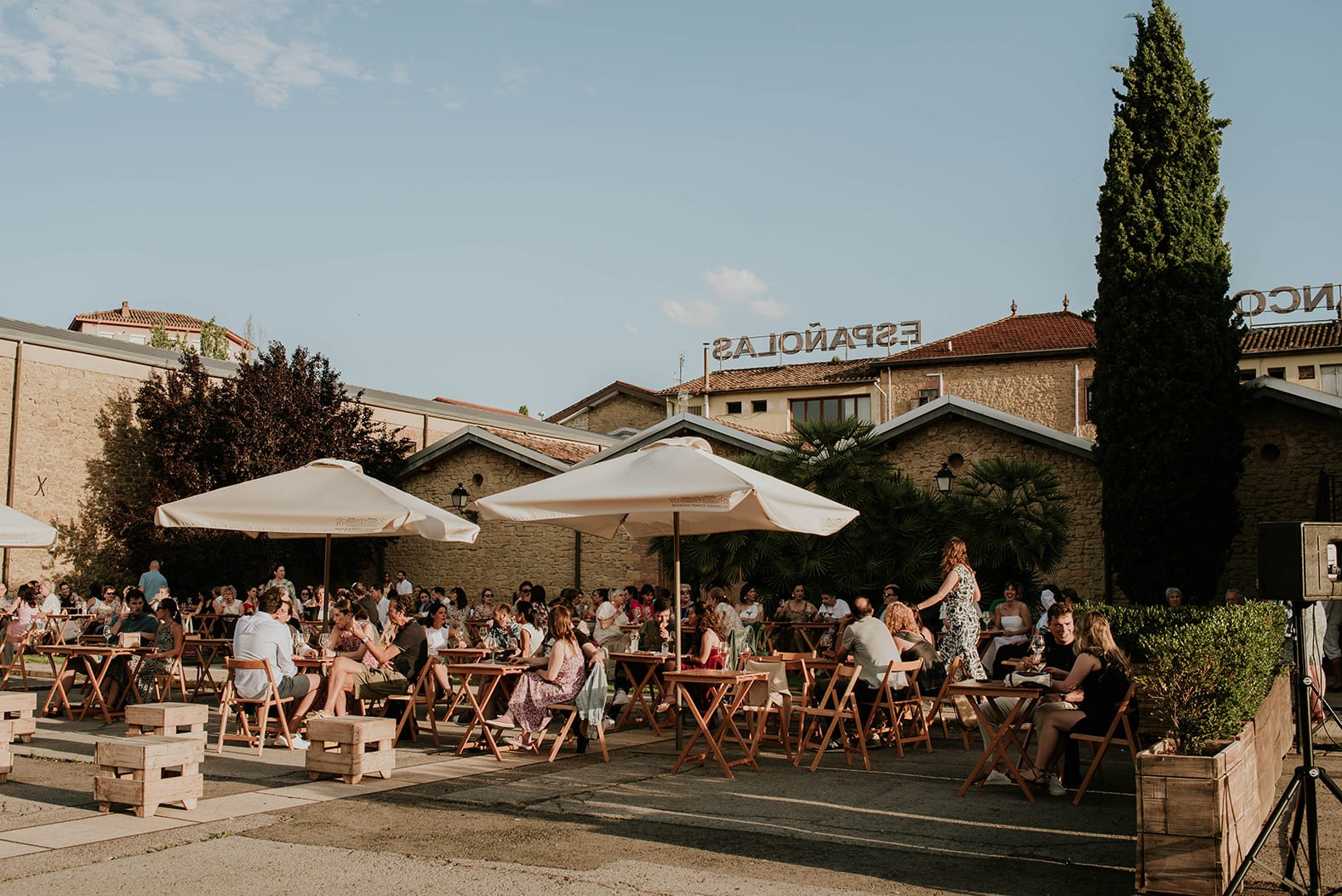 Cine de verano bodegas Franco-Españolas